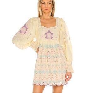 LoveShackFancy - Freja Dress in Rise and Shine